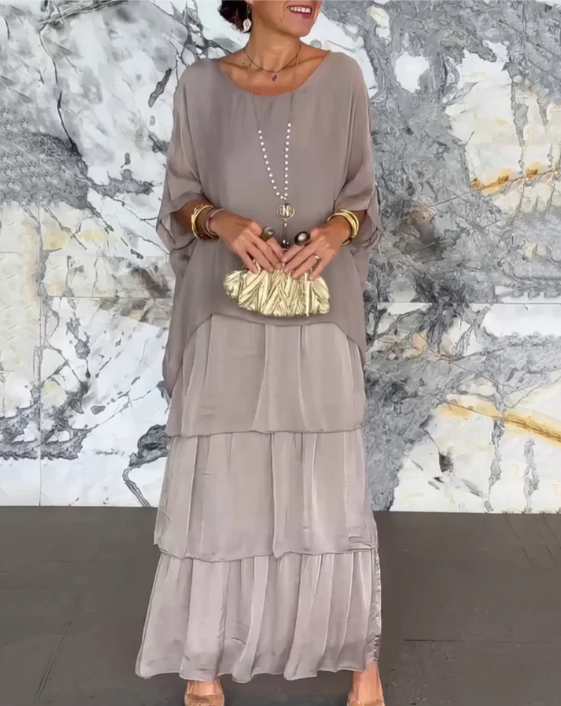 Quivira™ Elegant Flowing Maxi Dress for Women with Light Fall