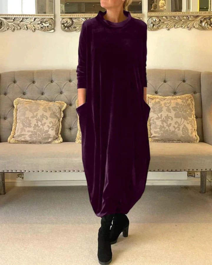 Eliza™ | Relaxed Velvet Dress