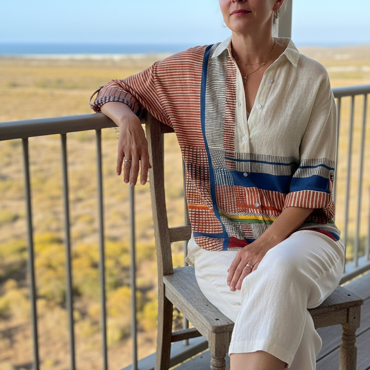 Freyja™ | Artistic Pattern Blouse