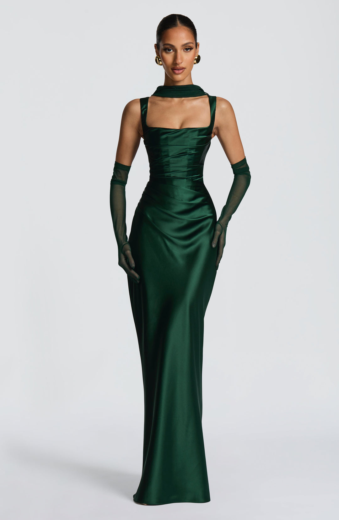 ANNA & CLAIRE BRISBANE | SQUARE NECK MAXI DRESS FOR WOMEN