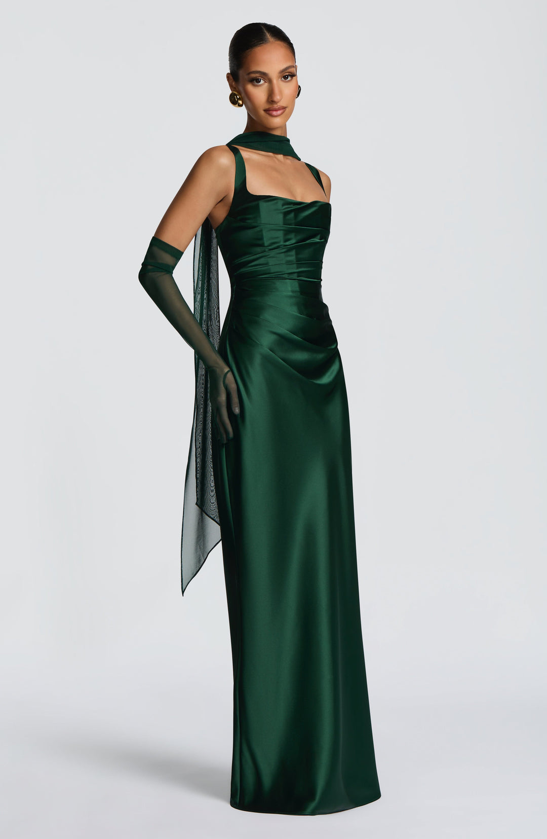 ANNA & CLAIRE BRISBANE | SQUARE NECK MAXI DRESS FOR WOMEN