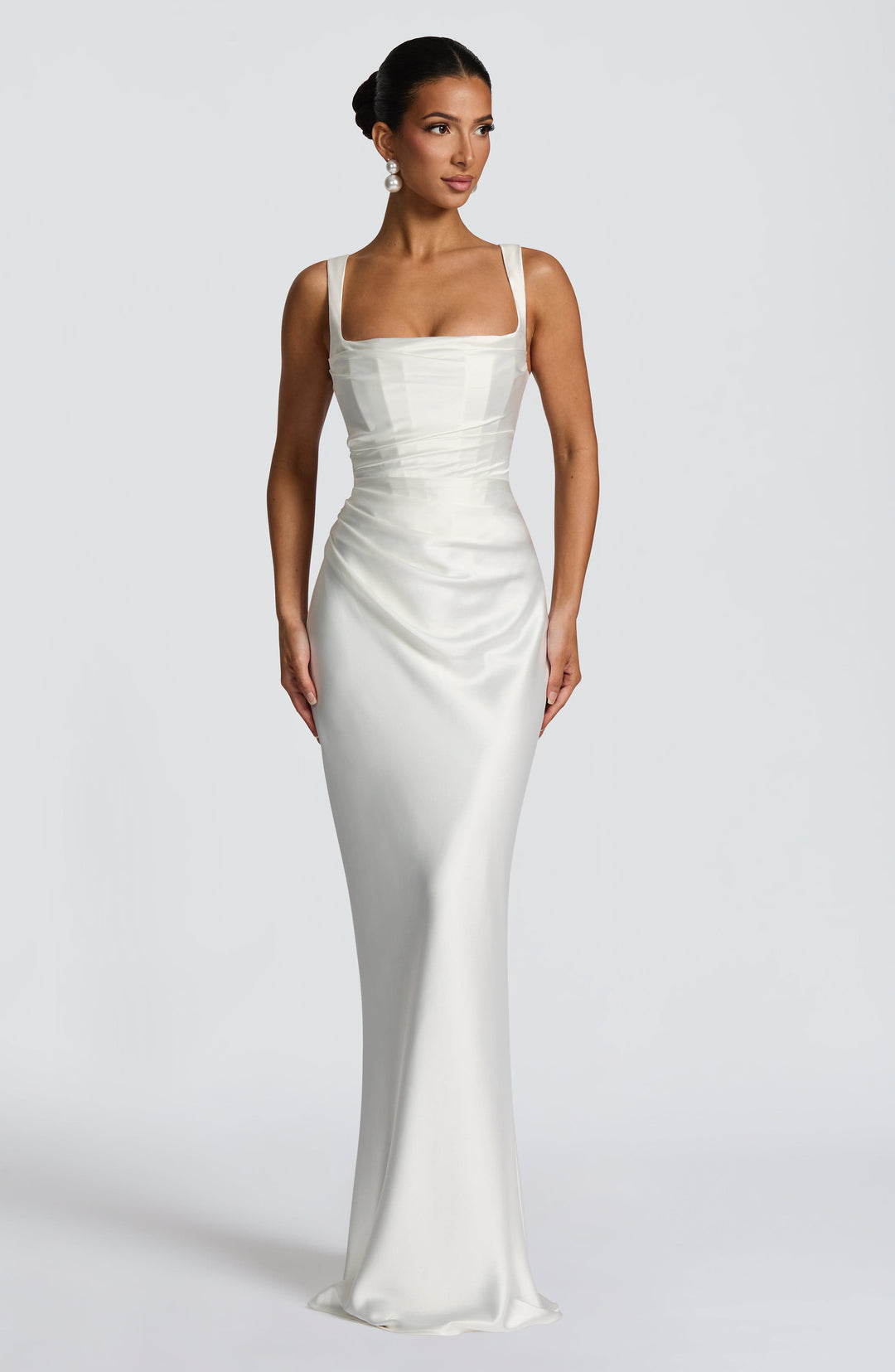 ANNA & CLAIRE BRISBANE | SQUARE NECK MAXI DRESS FOR WOMEN