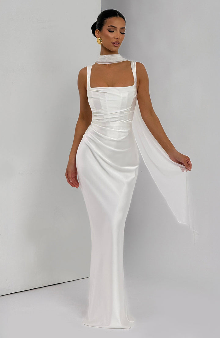 ANNA & CLAIRE BRISBANE | SQUARE NECK MAXI DRESS FOR WOMEN