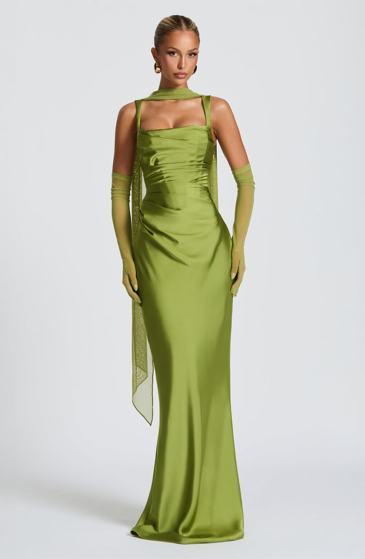 ANNA & CLAIRE BRISBANE | SQUARE NECK MAXI DRESS FOR WOMEN