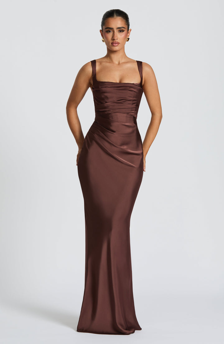 ANNA & CLAIRE BRISBANE | SQUARE NECK MAXI DRESS FOR WOMEN
