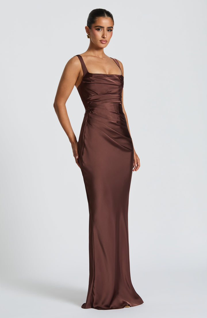 ANNA & CLAIRE BRISBANE | SQUARE NECK MAXI DRESS FOR WOMEN