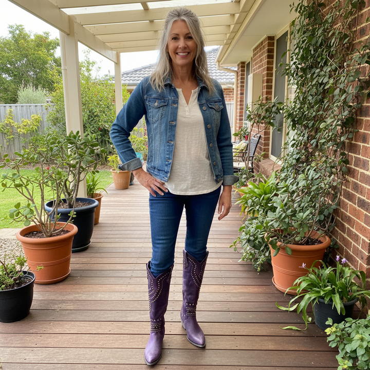Monroe™ – Western Knee-High Boots