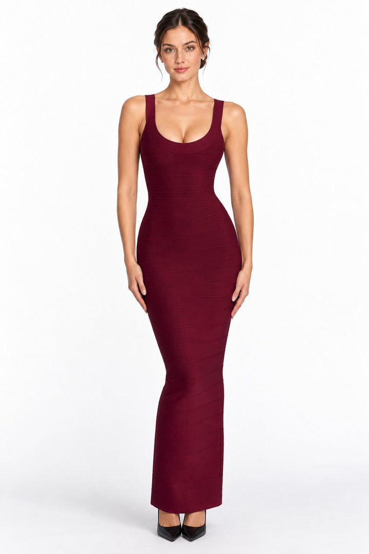 Ambrine · The Sculpting Bandage Maxi Dress