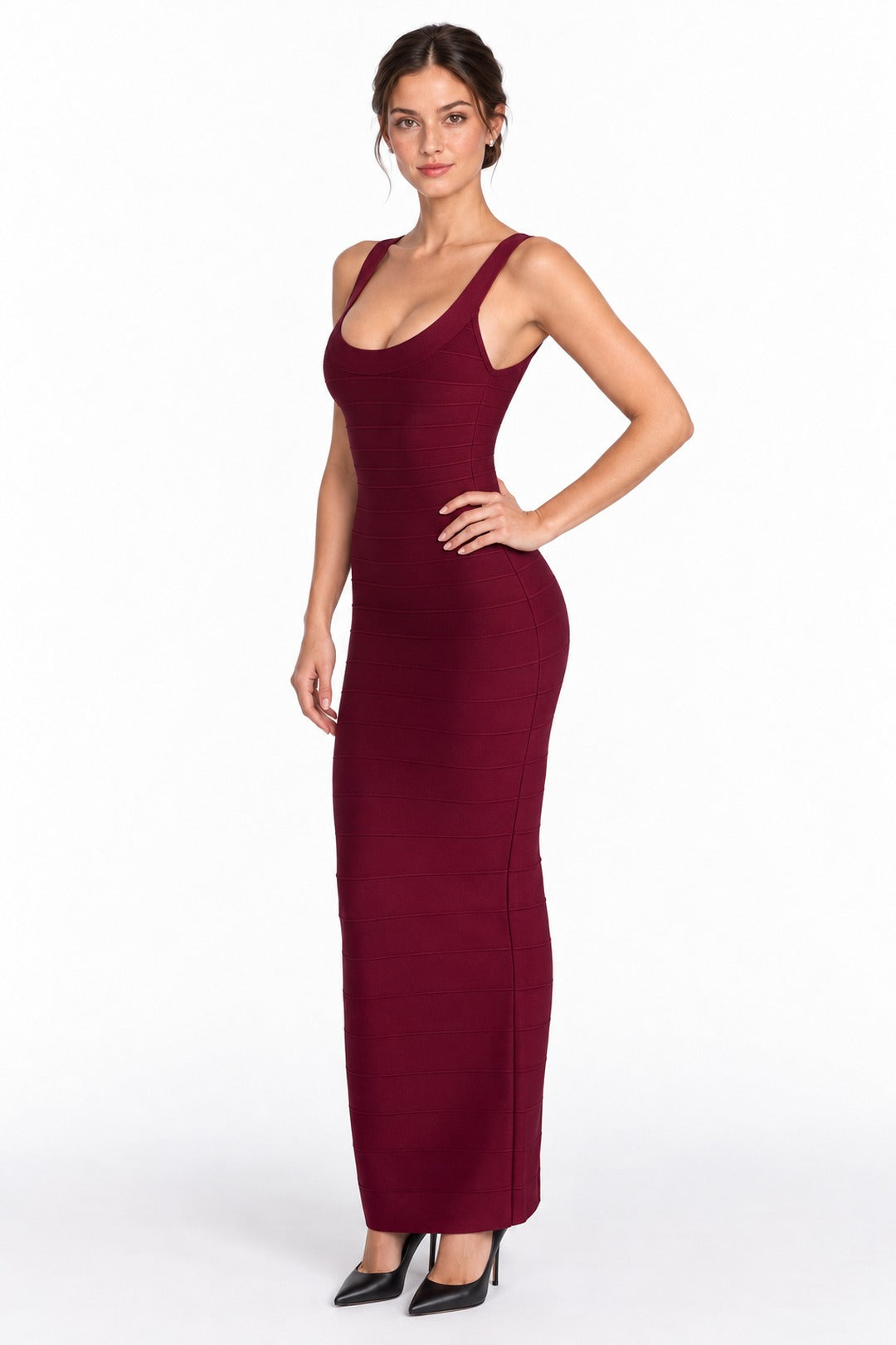 Ambrine · The Sculpting Bandage Maxi Dress