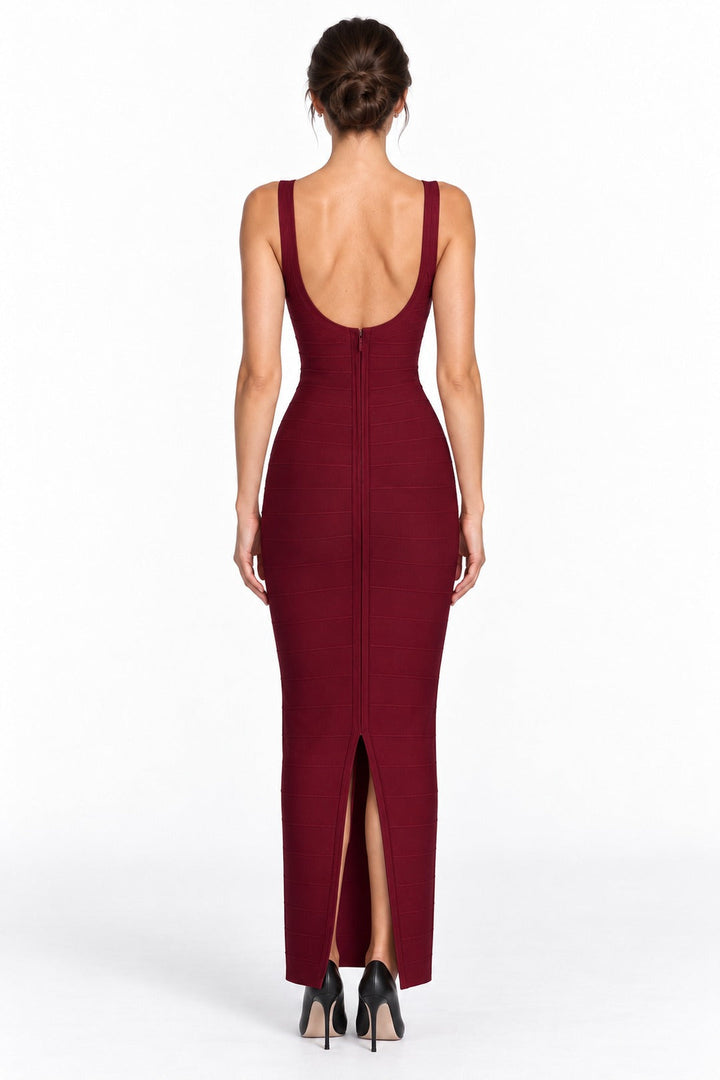 Ambrine · The Sculpting Bandage Maxi Dress
