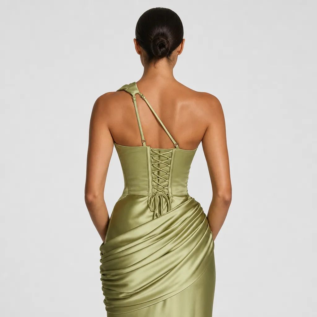 Velara — The One-Shoulder Sculpting Gown