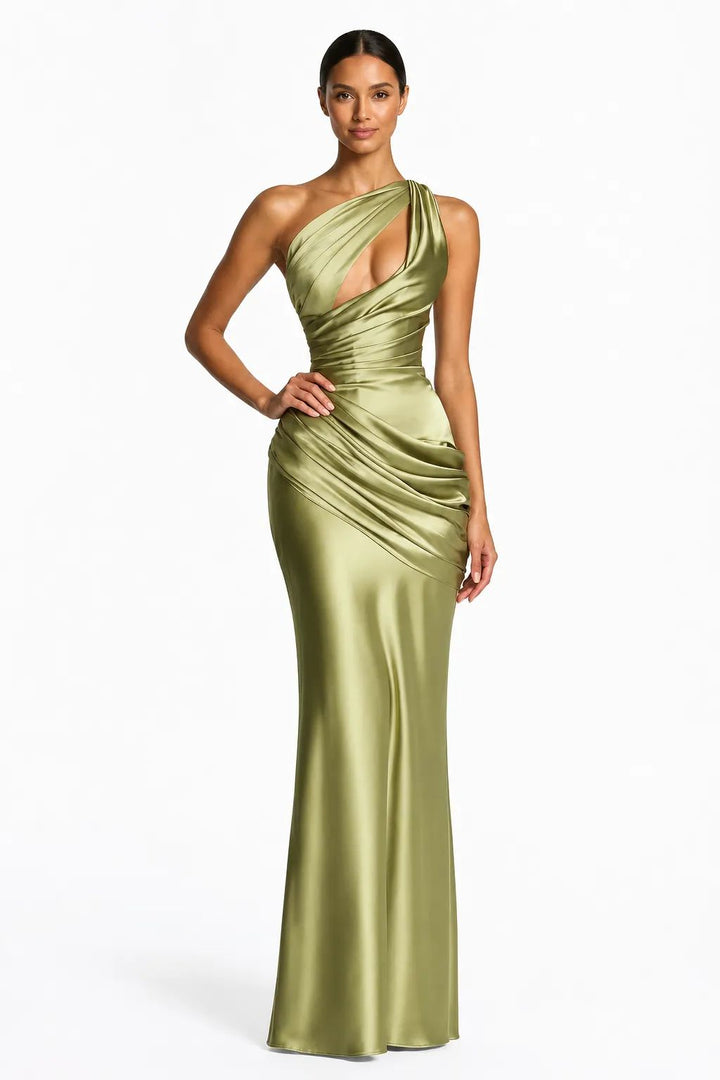 Velara — The One-Shoulder Sculpting Gown