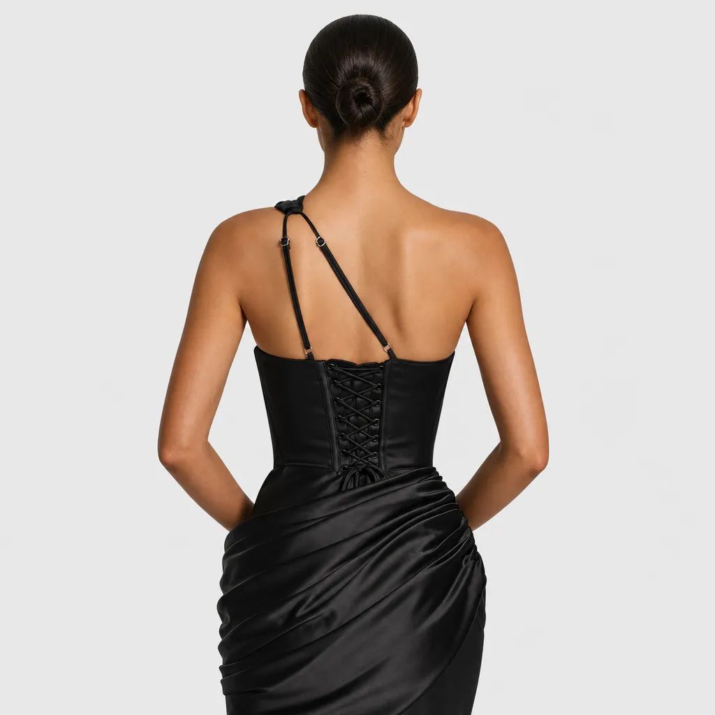 Velara — The One-Shoulder Sculpting Gown