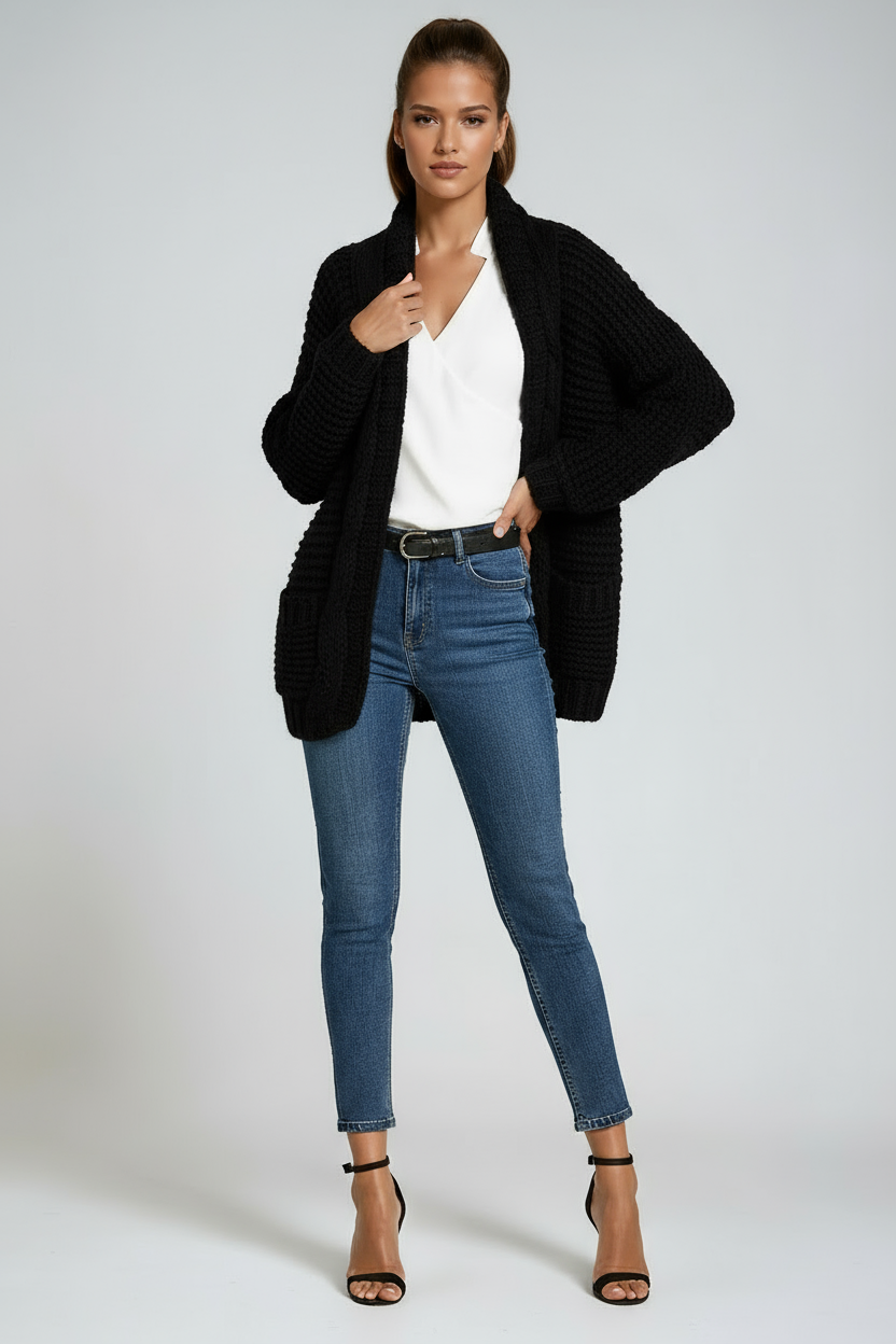 Amara | Knitted Long Sleeve Cardigan