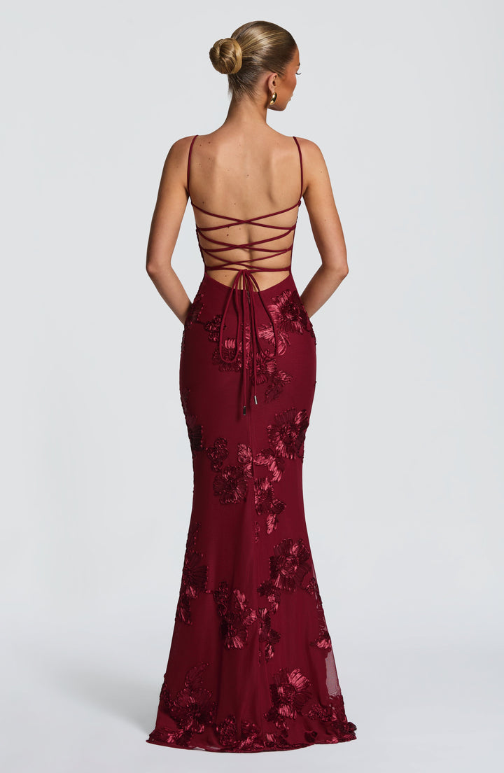 ANNA & CLAIRE BRISBANE | OPEN BACK MAXI DRESS FOR WOMEN