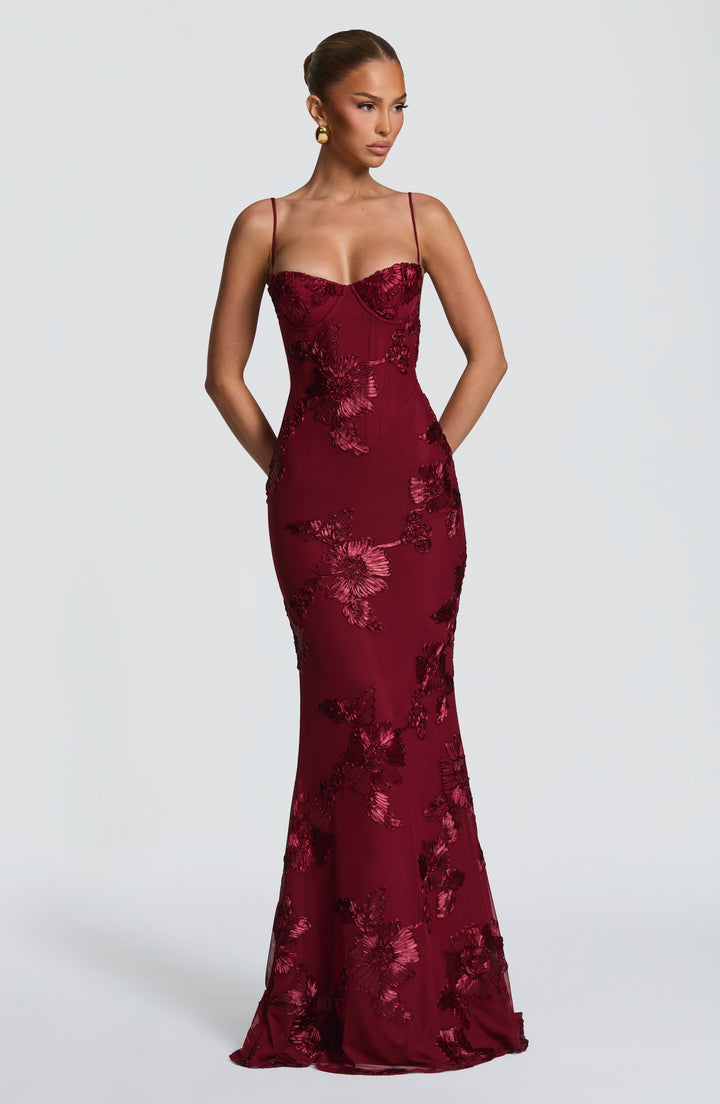 ANNA & CLAIRE BRISBANE | OPEN BACK MAXI DRESS FOR WOMEN