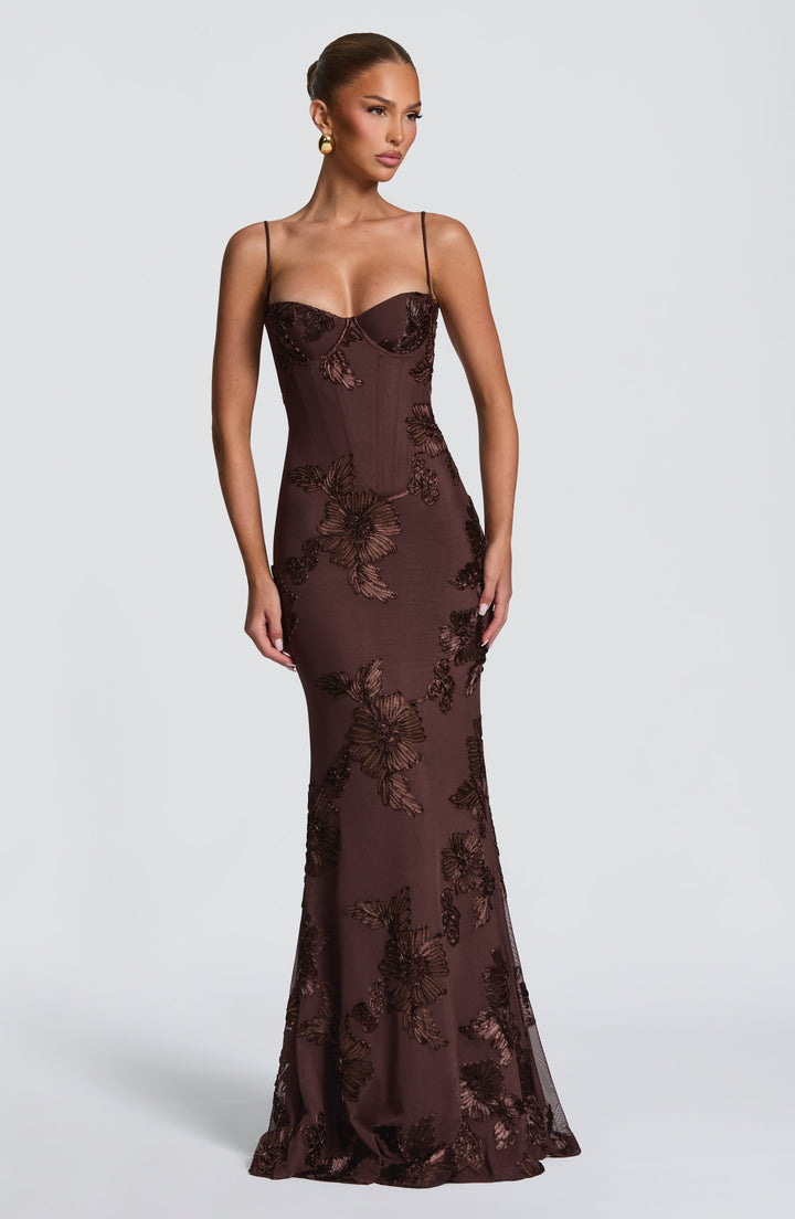 ANNA & CLAIRE BRISBANE | OPEN BACK MAXI DRESS FOR WOMEN