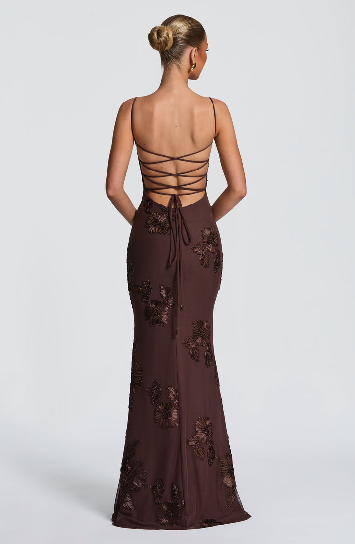 ANNA & CLAIRE BRISBANE | OPEN BACK MAXI DRESS FOR WOMEN