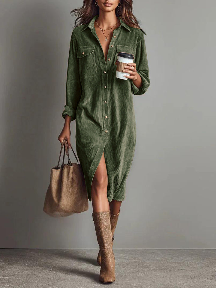 Aurovia | Chic Flared Hem Dress