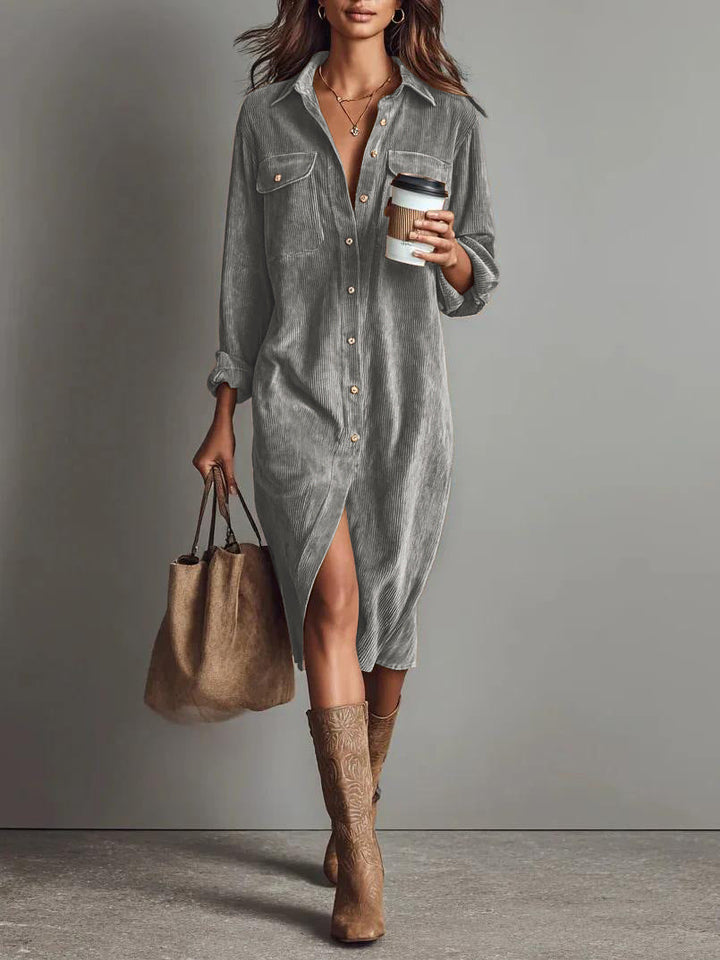 Aurovia | Chic Flared Hem Dress