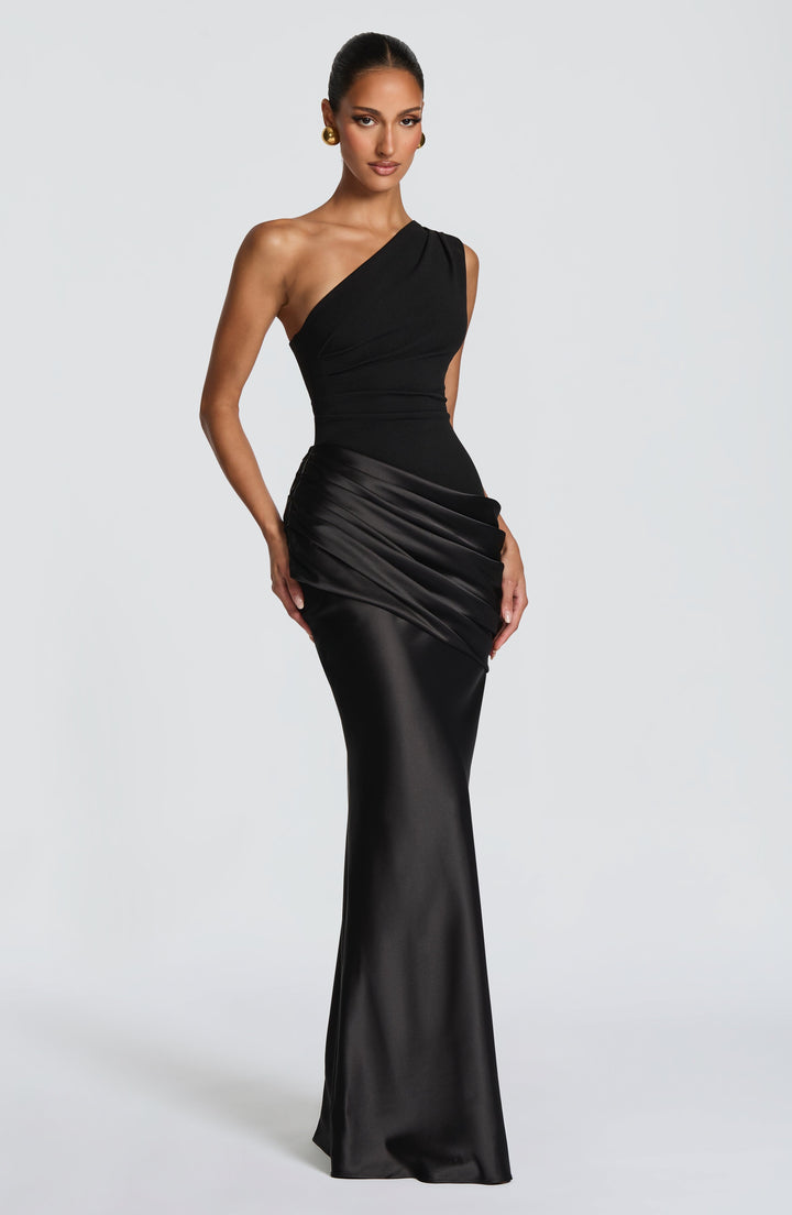 ANNA & CLAIRE BRISBANE | ONE SHOULDER MAXI DRESS FOR WOMEN