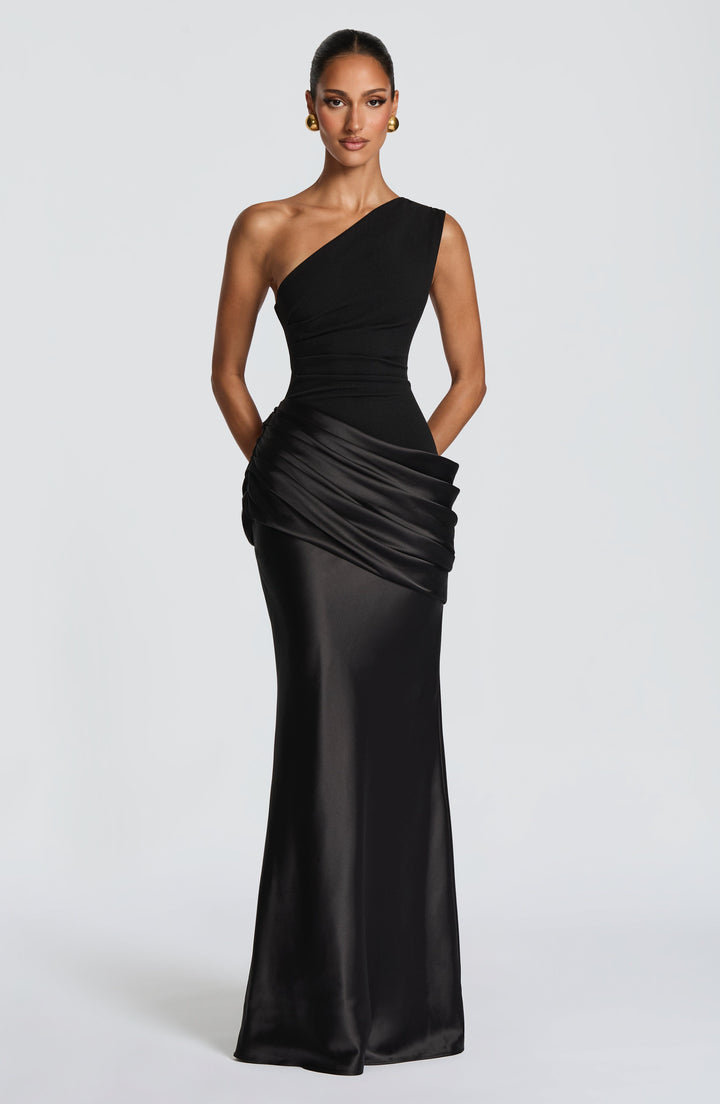 ANNA & CLAIRE BRISBANE | ONE SHOULDER MAXI DRESS FOR WOMEN