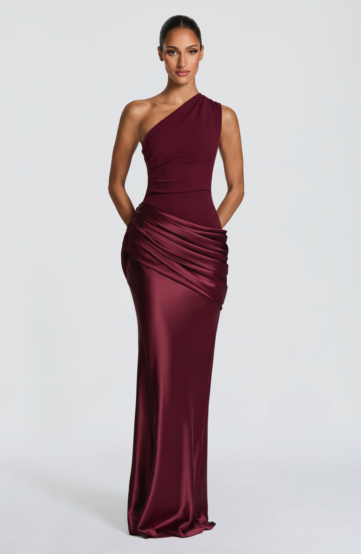 ANNA & CLAIRE BRISBANE | ONE SHOULDER MAXI DRESS FOR WOMEN