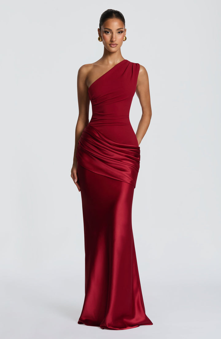 ANNA & CLAIRE BRISBANE | ONE SHOULDER MAXI DRESS FOR WOMEN