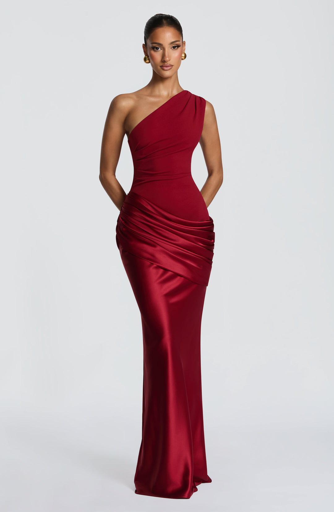 ANNA & CLAIRE BRISBANE | ONE SHOULDER MAXI DRESS FOR WOMEN