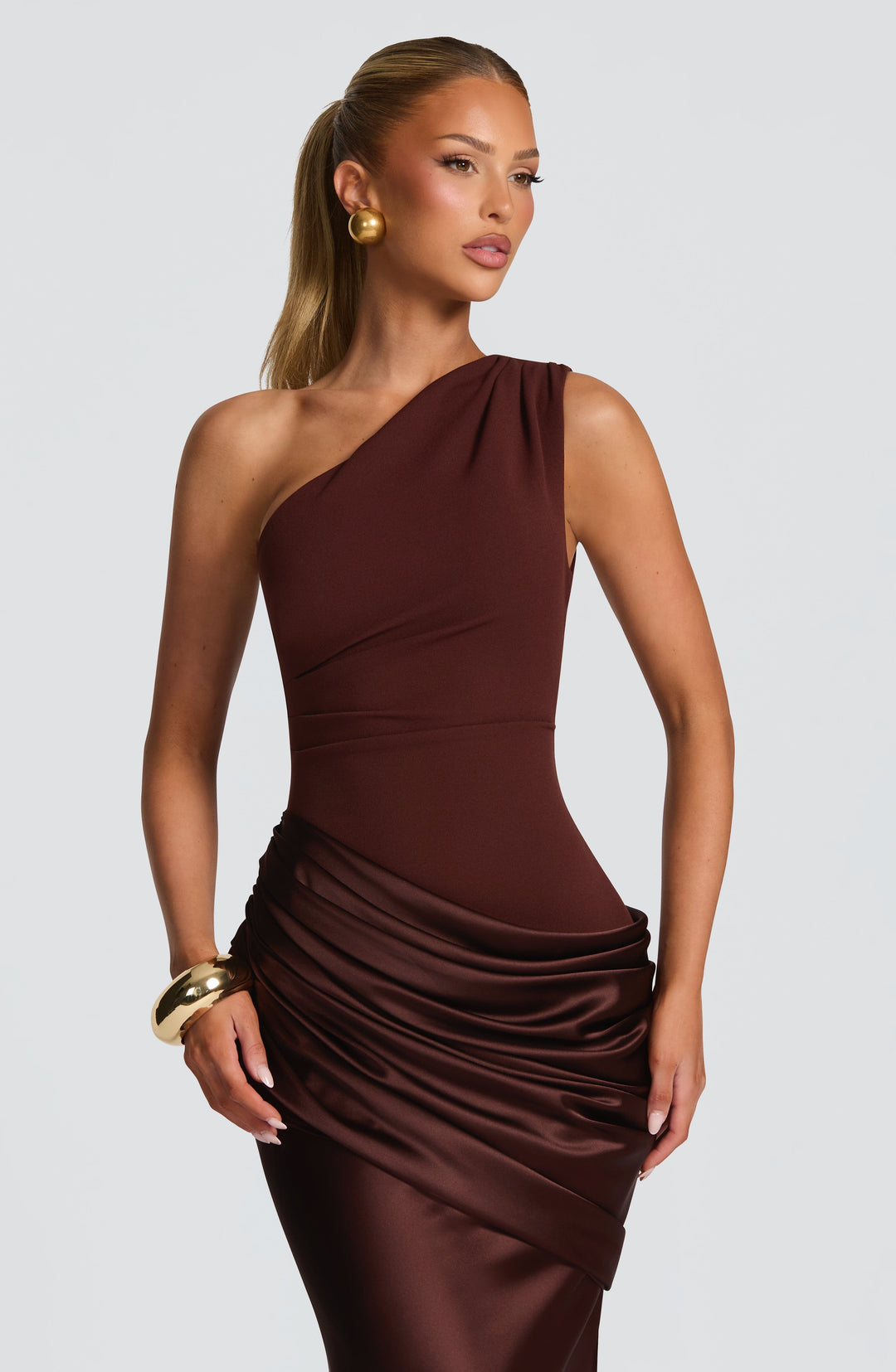 ANNA & CLAIRE BRISBANE | ONE SHOULDER MAXI DRESS FOR WOMEN