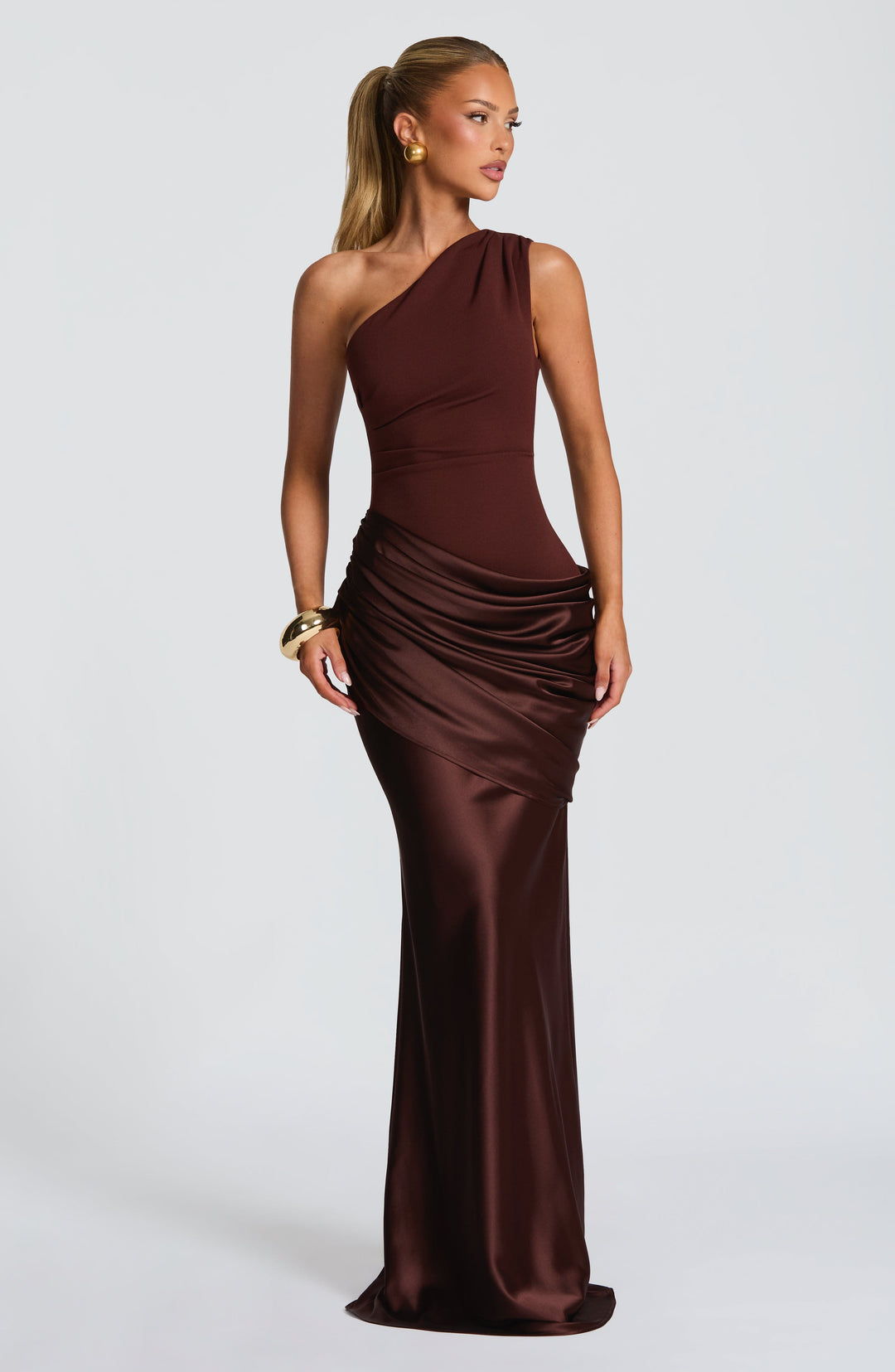 ANNA & CLAIRE BRISBANE | ONE SHOULDER MAXI DRESS FOR WOMEN