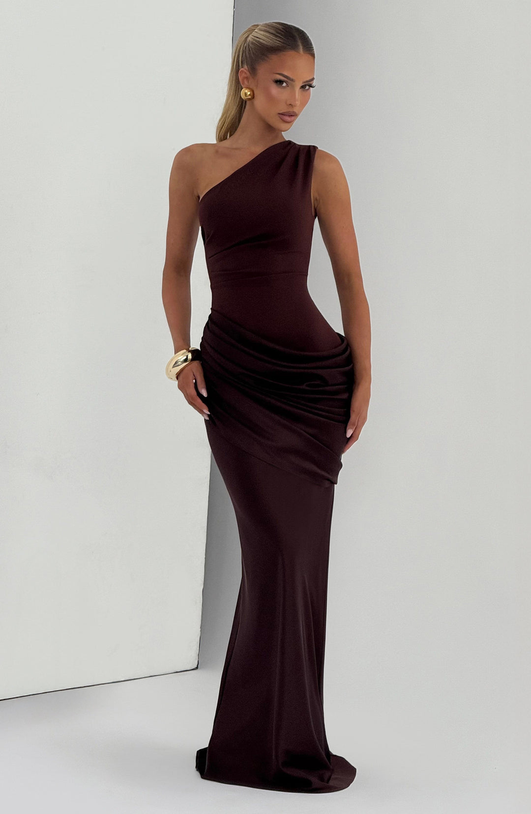 ANNA & CLAIRE BRISBANE | ONE SHOULDER MAXI DRESS FOR WOMEN