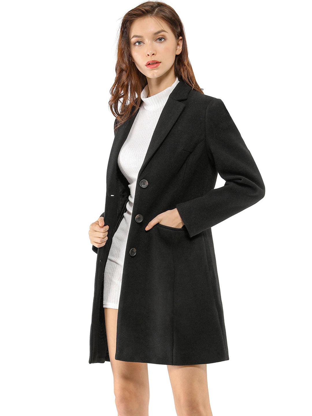 Marielle | Classic Wool Coat with Collar